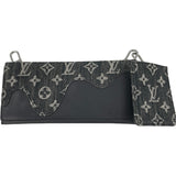 ルイ・ヴィトン LOUIS VUITTON トリオ・ポーチ M81013 モノグラム・デニム トリヨンレザー メンズ ショルダーバッグ