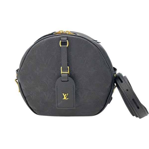 ルイ・ヴィトン LOUIS VUITTON ボワット・シャポー・スープル MM M45649 ブラック モノグラム・アンプラント レディース ショルダーバッグ