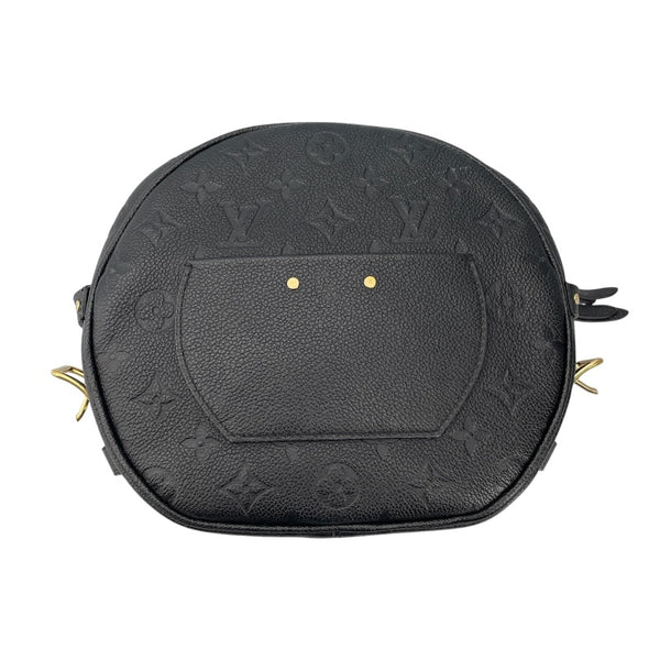 ルイ・ヴィトン LOUIS VUITTON ボワット・シャポー・スープルMM ブラック モノグラム・アンプラント レディース ショルダーバッグ