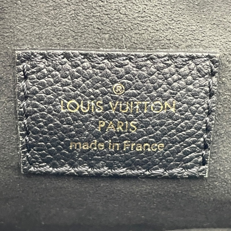 ルイ・ヴィトン LOUIS VUITTON ボワット・シャポー・スープルMM ブラック モノグラム・アンプラント レディース ショルダーバッグ