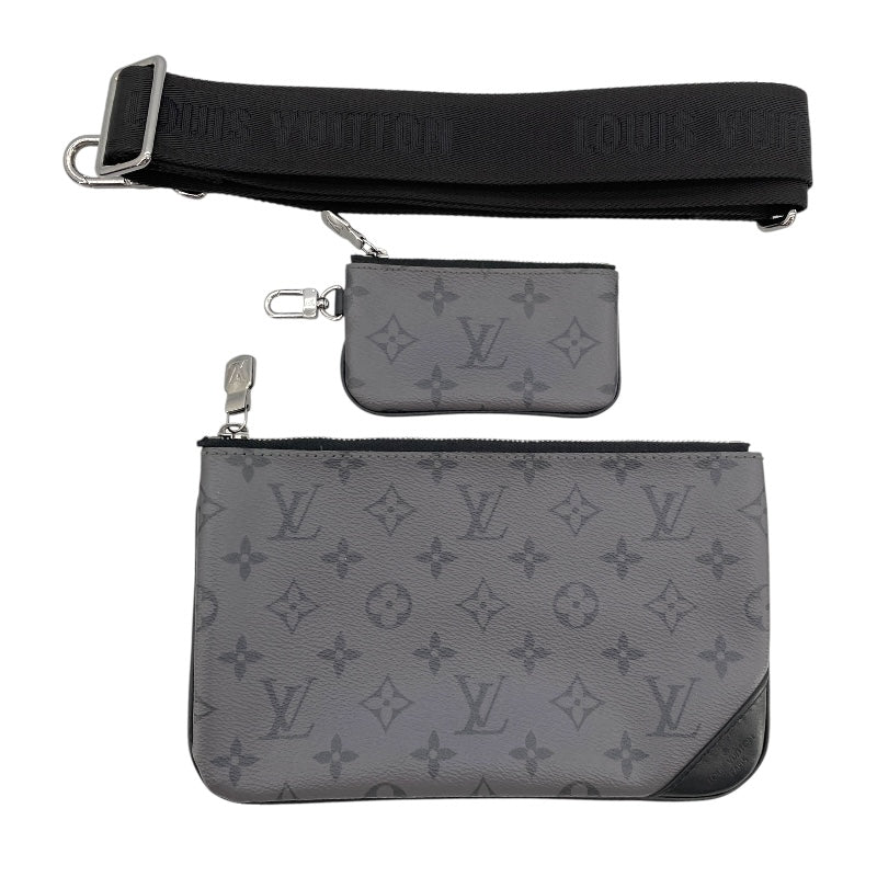 ルイ・ヴィトン LOUIS VUITTON トリオ･メッセンジャー M69443 ブラック モノグラム・エクリプス メンズ ショルダーバッグ