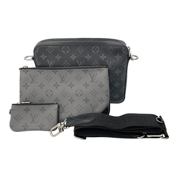 ルイ・ヴィトン LOUIS VUITTON トリオ・メッセンジャー M69443 ブラック モノグラム・エクリプス メンズ メッセンジャーバッグ