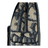 クリスチャン・ディオール Christian Dior ミニサドルバッグ M0447CTZQ ネイビー アイボリー GD金具 オブリークジャガード レディース ハンドバッグ