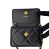 シャネル CHANEL CHANEL19　チェーンクラッチバッグ AP2522 31番台 ブラック GD・SV金具 ラムスキン レディース クラッチバッグ