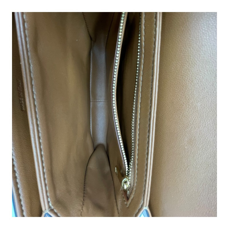 セリーヌ CELINE ティーントリオンフ 188882EGC.02NT ナチュラル タン テキスタイル・カーフ レディース ショルダーバッグ