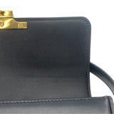セリーヌ CELINE ショルダーバッグ クロード 194143 ブラック GD金具 シャイニーカーフ レディース ショルダーバッグ
