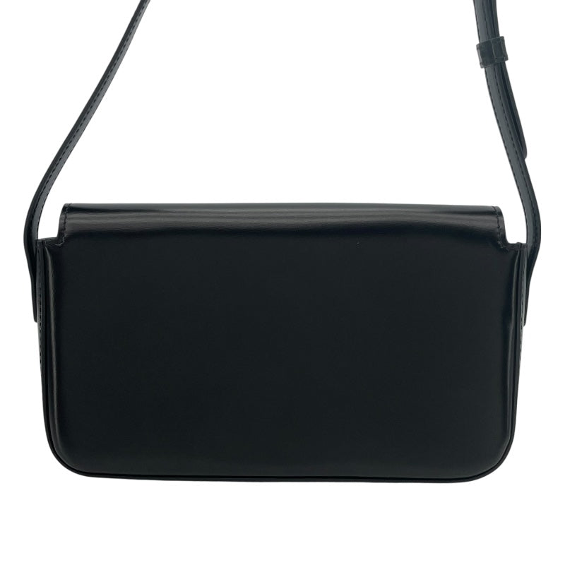 セリーヌ CELINE ショルダーバッグ クロード 194143 ブラック GD金具 シャイニーカーフ レディース ショルダーバッグ