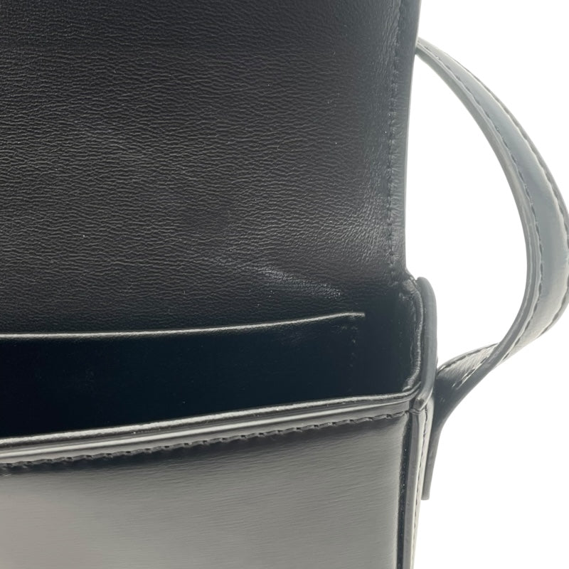 セリーヌ CELINE ショルダーバッグ クロード 194143 ブラック GD金具 シャイニーカーフ レディース ショルダーバッグ