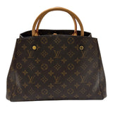 ルイ・ヴィトン LOUIS VUITTON モンテーニュMM M41056 モノグラム PVC レザー レディース ハンドバッグ