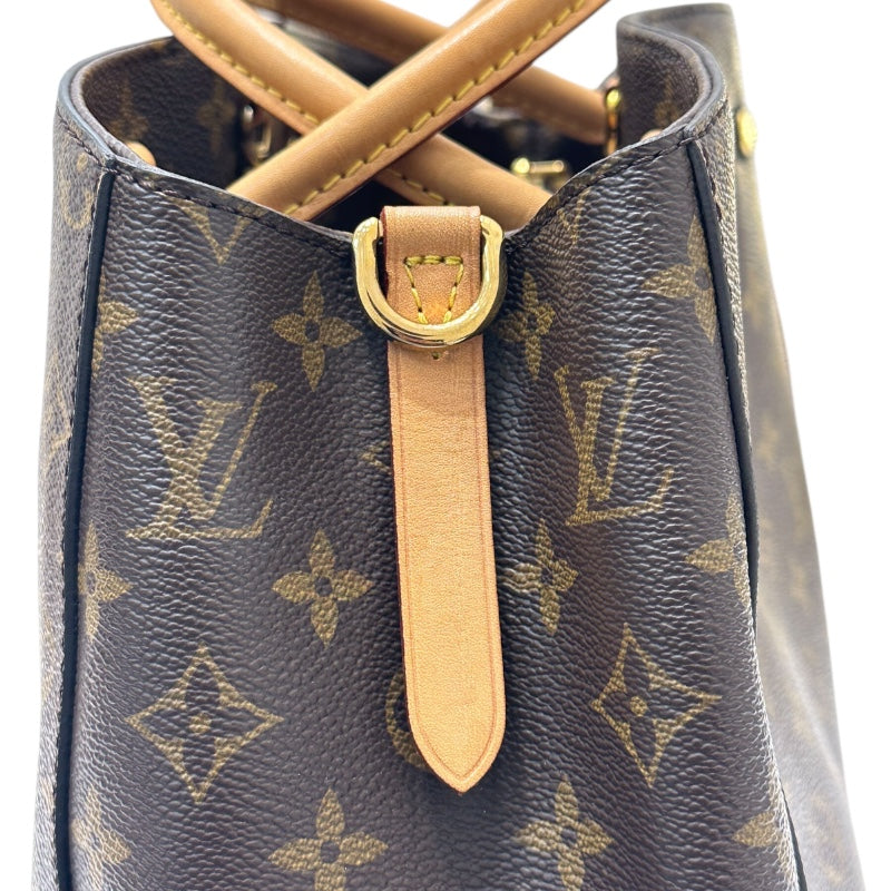 ルイ・ヴィトン LOUIS VUITTON モンテーニュMM M41056 モノグラム PVC レザー レディース ハンドバッグ