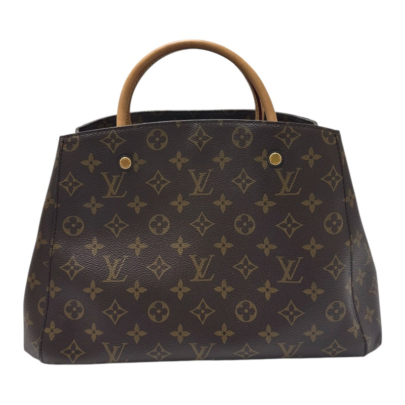 ルイ・ヴィトン LOUIS VUITTON モンテーニュMM M41056 モノグラム PVC レザー レディース ハンドバッグ