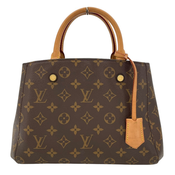ルイ・ヴィトン LOUIS VUITTON モンテーニュBB M41055 ブラウン モノグラムキャンバス レディース ショルダーバッグ