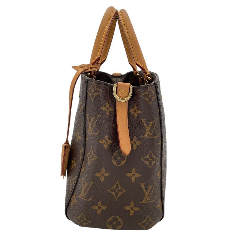 ルイ・ヴィトン LOUIS VUITTON モンテーニュBB M41055 ブラウン モノグラムキャンバス レディース ショルダーバッグ