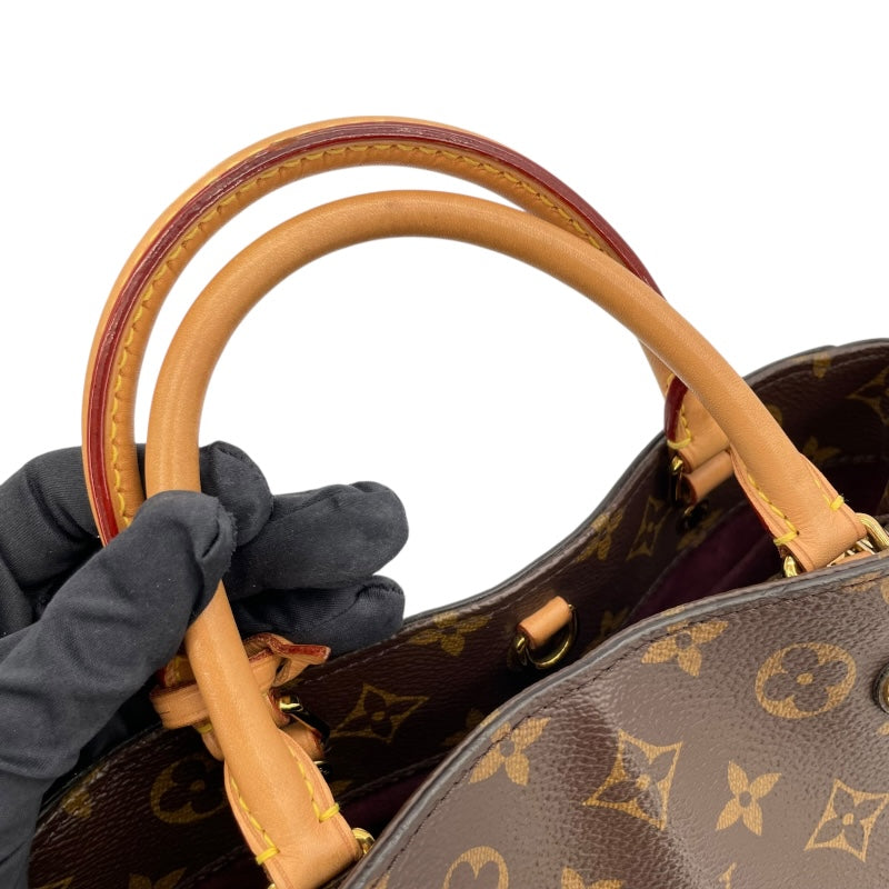 ルイ・ヴィトン LOUIS VUITTON モンテーニュBB M41055 ブラウン モノグラムキャンバス レディース ショルダーバッグ