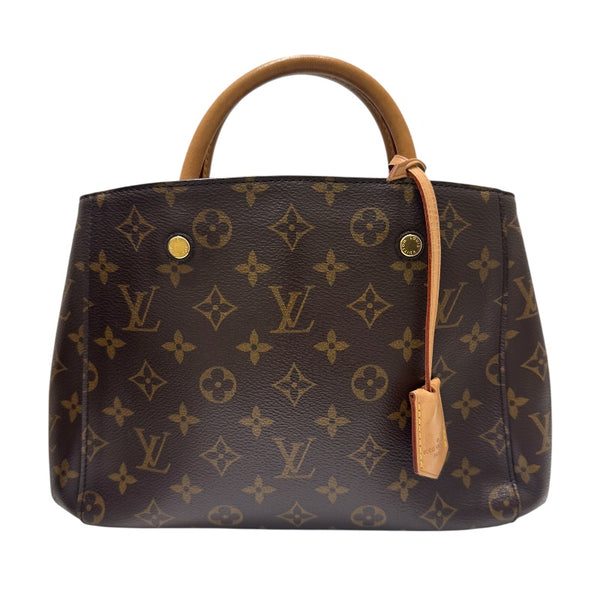 ルイ・ヴィトン LOUIS VUITTON モンテーニュBB M41055 モノグラム PVC/レザー レディース ハンドバッグ