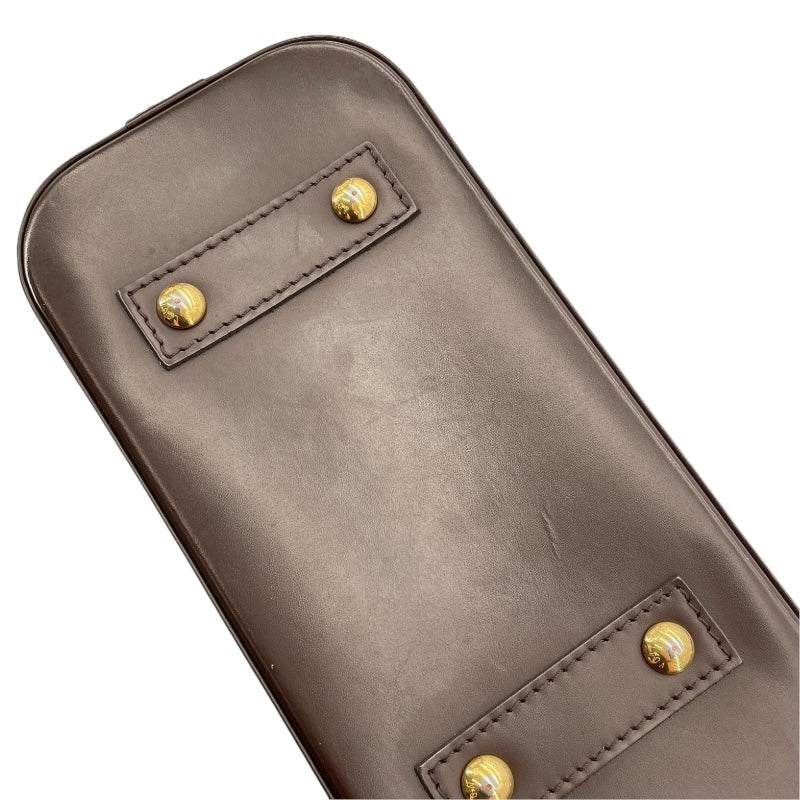 ルイ・ヴィトン LOUIS VUITTON アルマBB N41221 ブラウン ダミエ・エベヌ レディース ハンドバッグ