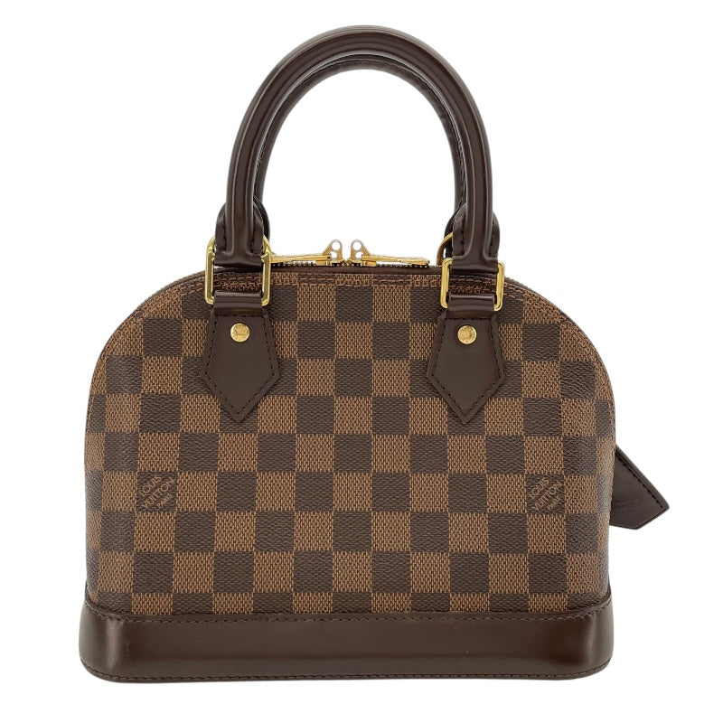 ルイ・ヴィトン LOUIS VUITTON アルマBB N41221 ブラウン ダミエ・エベヌ レディース ハンドバッグ