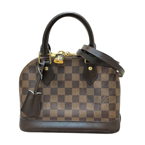 ルイ・ヴィトン LOUIS VUITTON アルマBB N41221 ダミエ・エベヌ レディース ハンドバッグ