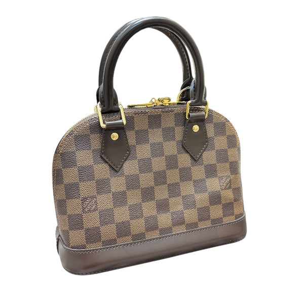 ルイ・ヴィトン LOUIS VUITTON アルマBB N41221 ダミエ・エベヌ レディース ハンドバッグ