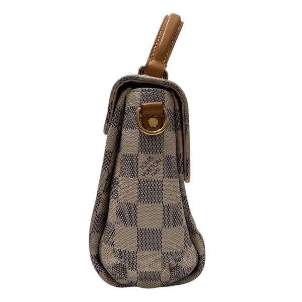 ルイ・ヴィトン LOUIS VUITTON クロワゼットPM N41581 ダミエ・アズール PVC レザー レディース ハンドバッグ