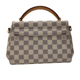 ルイ・ヴィトン LOUIS VUITTON クロワゼットPM N41581 ダミエ・アズール PVC レザー レディース ハンドバッグ