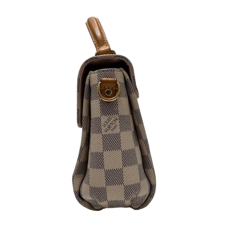 ルイ・ヴィトン LOUIS VUITTON クロワゼットPM N41581 ダミエ・アズール PVC レザー レディース ハンドバッグ