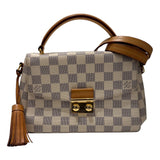 ルイ・ヴィトン LOUIS VUITTON クロワゼットPM N41581 ダミエ・アズール PVC レザー レディース ハンドバッグ