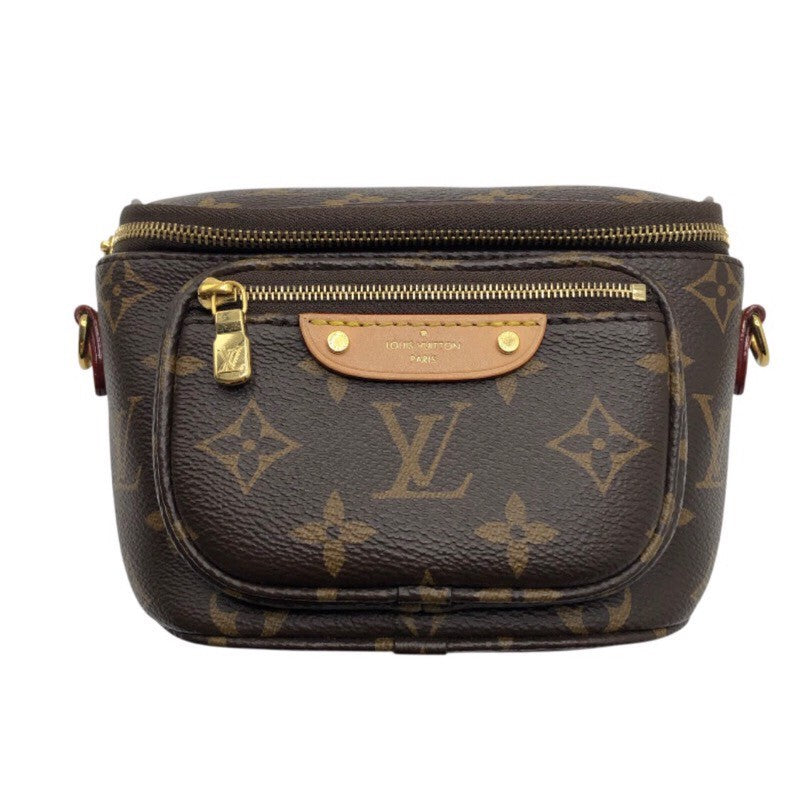 ルイ・ヴィトン LOUIS VUITTON ミニ・バムバッグ M82335 ブラウン モノグラム レディース ショルダーバッグ