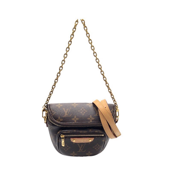 ルイ・ヴィトン LOUIS VUITTON ミニ・バムバッグ M82335 ブラウン モノグラム レディース ショルダーバッグ