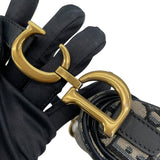 クリスチャン・ディオール Christian Dior サドルバッグミニ M0447CTZQ ネイビー GD金具 ジャガード レディース ハンドバッグ