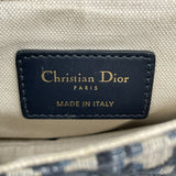 クリスチャン・ディオール Christian Dior サドルバッグミニ M0447CTZQ ネイビー GD金具 ジャガード レディース ハンドバッグ