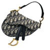 クリスチャン・ディオール Christian Dior サドルバッグミニ M0447CTZQ ネイビー ジャガード レディース ハンドバッグ