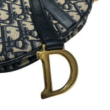 クリスチャン・ディオール Christian Dior サドルバッグミニ M0447CTZQ ネイビー ジャガード レディース ハンドバッグ