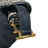 クリスチャン・ディオール Christian Dior サドルバッグミニ M0447CTZQ ネイビー ジャガード レディース ハンドバッグ