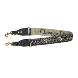 クリスチャン・ディオール Christian Dior サドルバッグミニ M0456CTZQ アイボリー/ネイビー GD金具 オブリークキャンバス レディース ショルダーバッグ