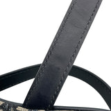 クリスチャン・ディオール Christian Dior サドルバッグミニ M0456CTZQ アイボリー/ネイビー GD金具 オブリークキャンバス レディース ショルダーバッグ