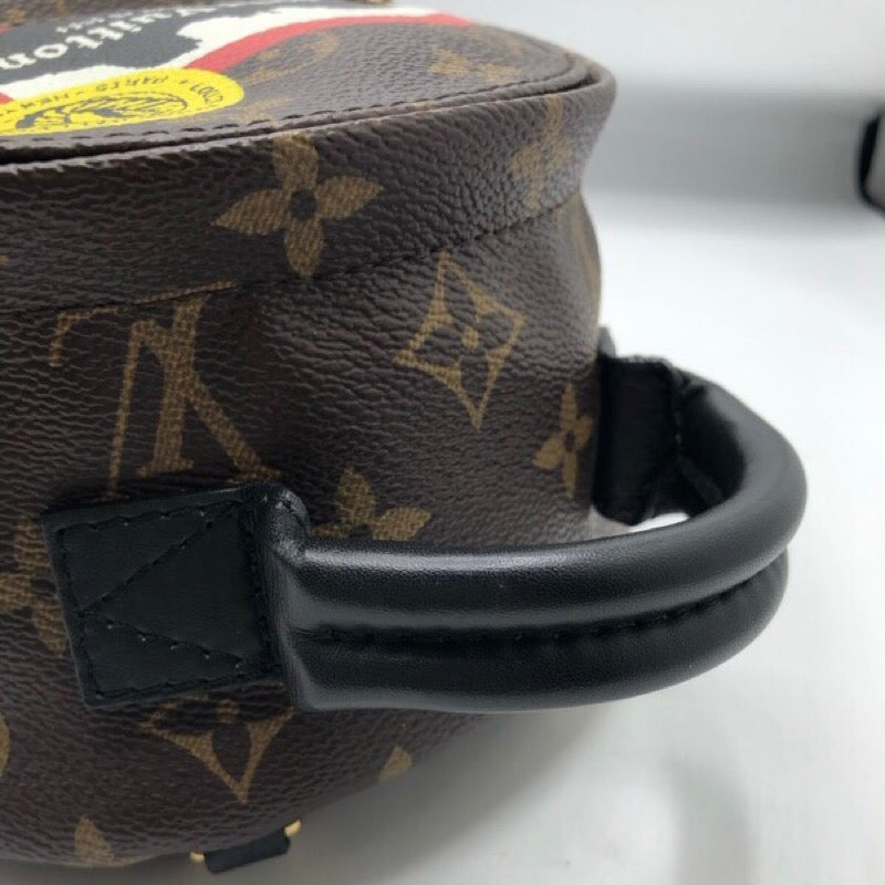 ルイ・ヴィトン LOUIS VUITTON パームスプリングス・バックパックMINI　ワールドツアー M42971 ブラウン モノグラム レディース リュック・デイパック