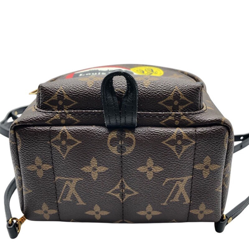 ルイ・ヴィトン LOUIS VUITTON パームスプリングス・バックパックMINI　ワールドツアー M42971 ブラウン モノグラム レディース リュック・デイパック