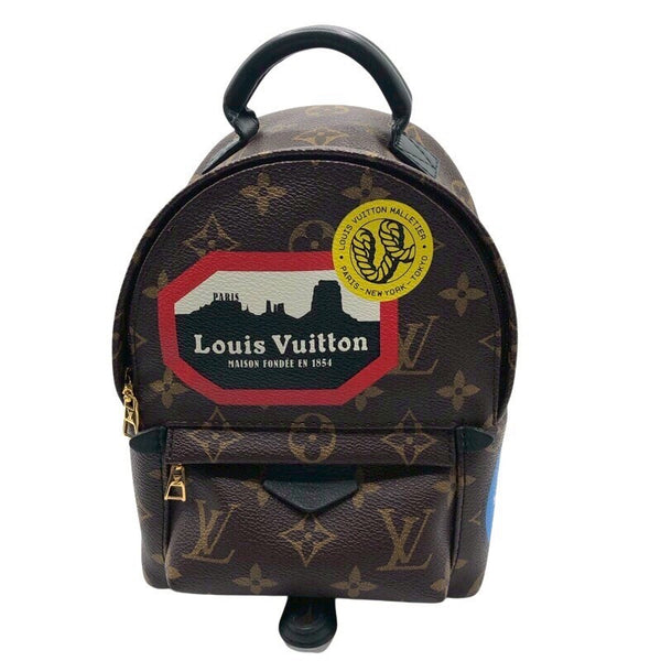 ルイ・ヴィトン LOUIS VUITTON パームスプリングス・バックパックMINI　ワールドツアー M42971 ブラウン モノグラム レディース リュック・デイパック