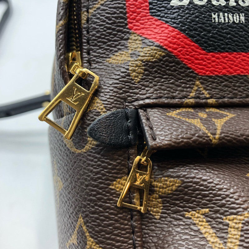 ルイ・ヴィトン LOUIS VUITTON パームスプリングス・バックパックMINI　ワールドツアー M42971 ブラウン モノグラム レディース リュック・デイパック