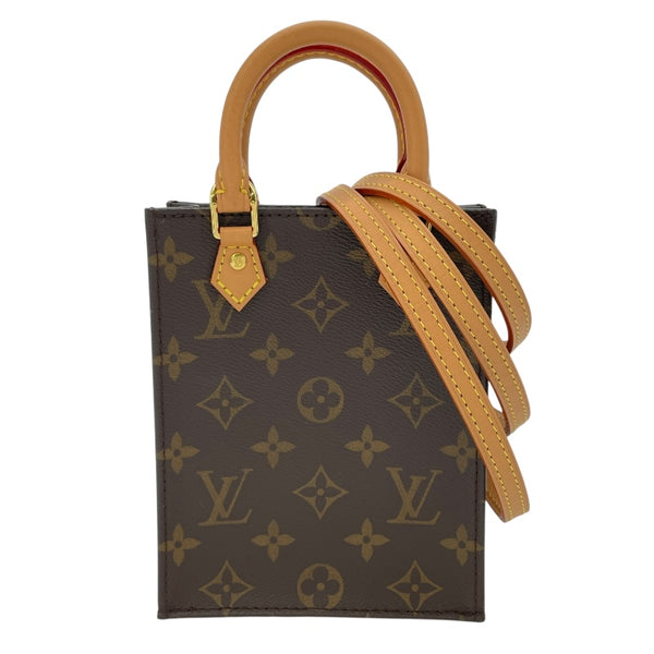 ルイ・ヴィトン LOUIS VUITTON プティット・サックプラ M69442 ブラウン モノグラムキャンバス レディース ショルダーバッグ
