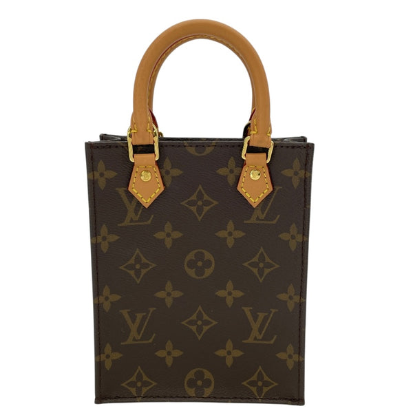 ルイ・ヴィトン LOUIS VUITTON プティット・サックプラ M69442 ブラウン モノグラムキャンバス レディース ショルダーバッグ