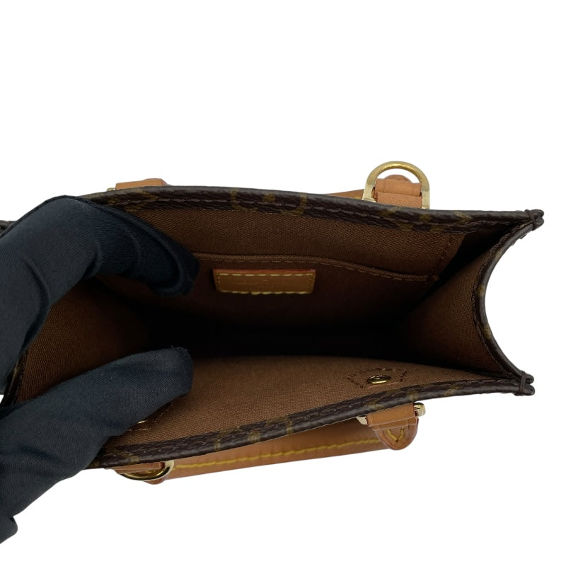 ルイ・ヴィトン LOUIS VUITTON プティット・サックプラ M69442 ブラウン モノグラムキャンバス レディース ショルダーバッグ