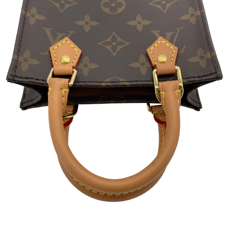 ルイ・ヴィトン LOUIS VUITTON プティット・サックプラ M69442 ブラウン モノグラムキャンバス レディース ショルダーバッグ