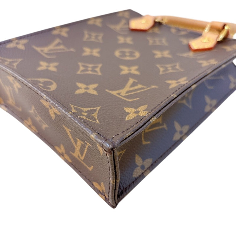ルイ・ヴィトン LOUIS VUITTON プティットサックプラ M69442 ブラウン PVC レディース ショルダーバッグ