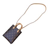 ルイ・ヴィトン LOUIS VUITTON プティットサックプラ M69442 ブラウン PVC レディース ショルダーバッグ