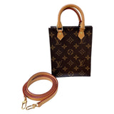 ルイ・ヴィトン LOUIS VUITTON プティットサックプラ M69442 ブラウン PVC レディース ショルダーバッグ