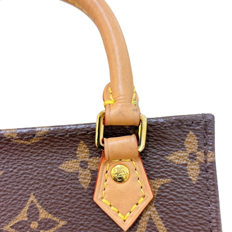 ルイ・ヴィトン LOUIS VUITTON プティットサックプラ M69442 ブラウン PVC レディース ショルダーバッグ