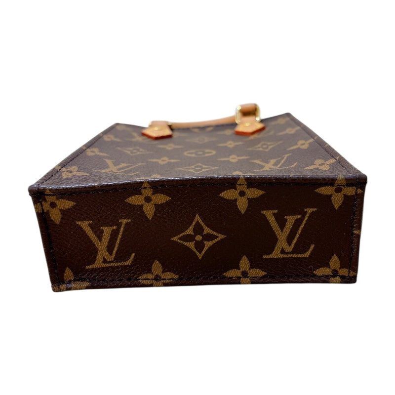ルイ・ヴィトン LOUIS VUITTON プティットサックプラ M69442 ブラウン PVC レディース ショルダーバッグ