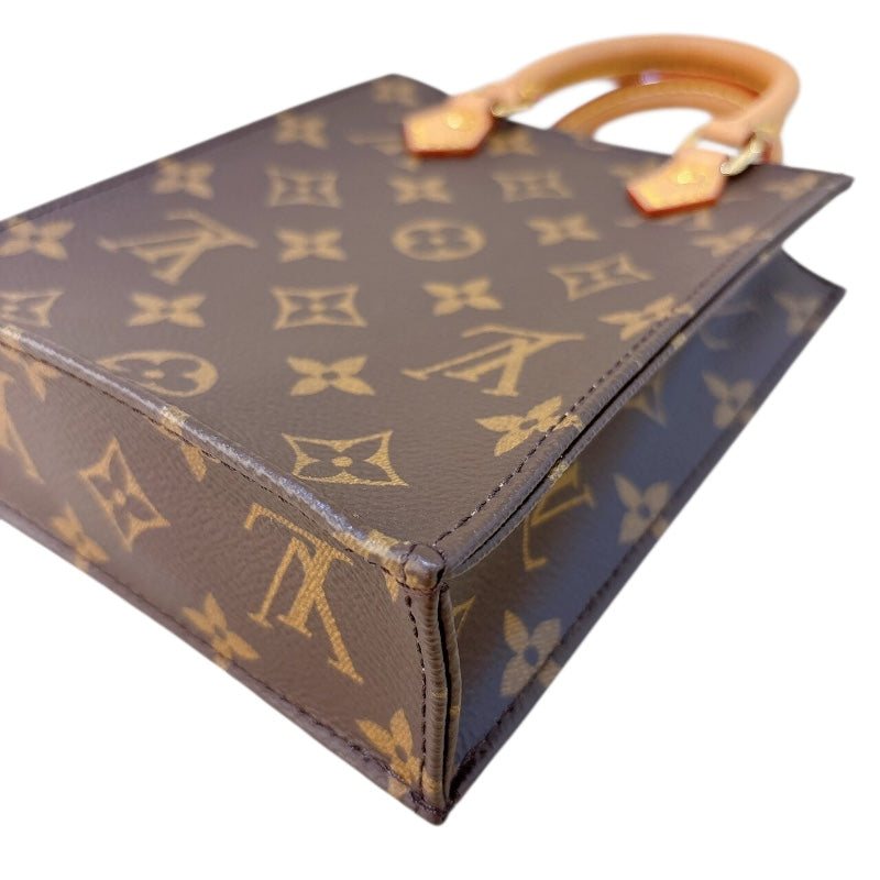 ルイ・ヴィトン LOUIS VUITTON プティットサックプラ M69442 ブラウン PVC レディース ショルダーバッグ